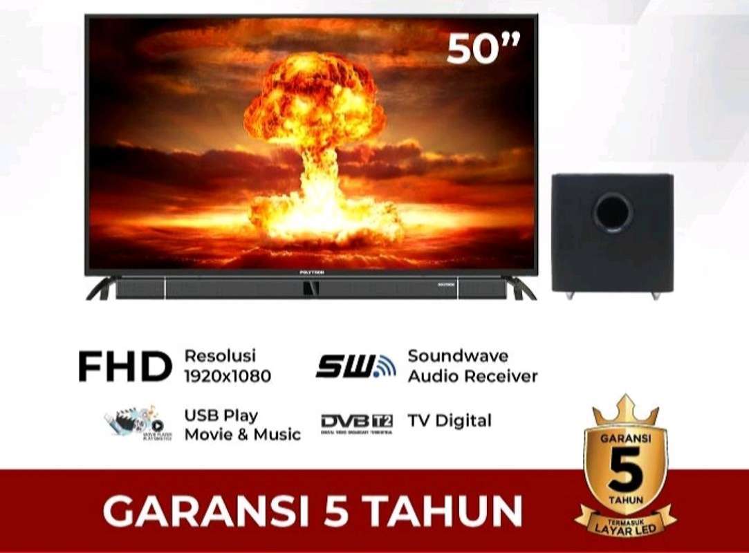 Polytron cinemax soundbar 50 inch sales