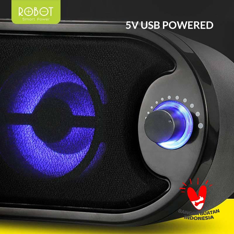Jual Robot Rs170 Stereo Usb Multimedia Portable Speaker Online Februari 2021 Blibli