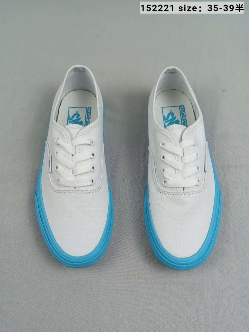 vans white blue sole