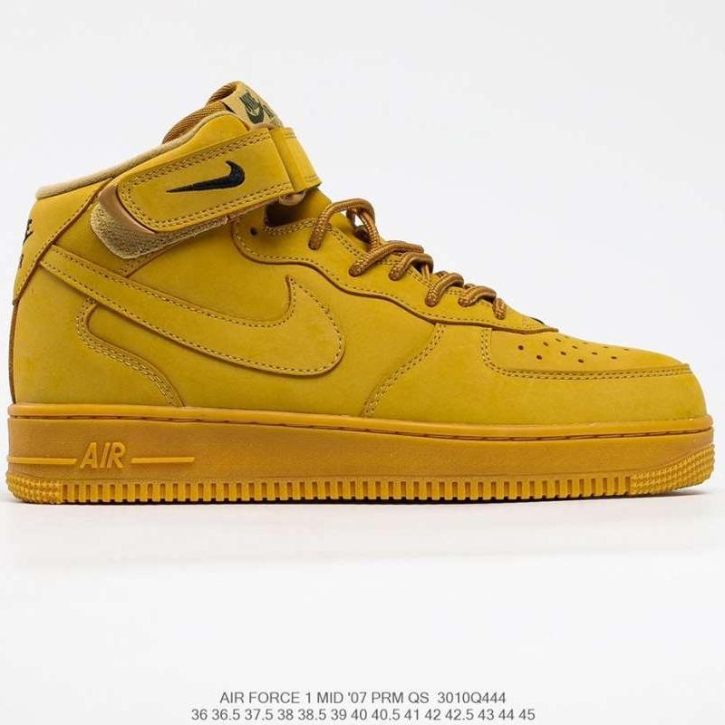 yellow nike air force 1 high