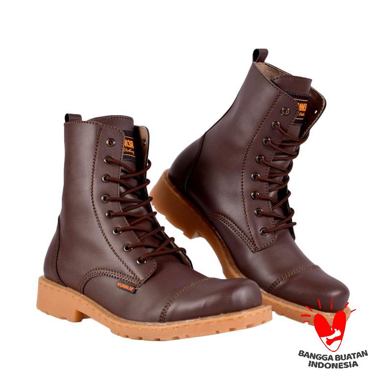 Jual Hummer Shoes Underground Sepatu Boots Pria 42 BROWN di