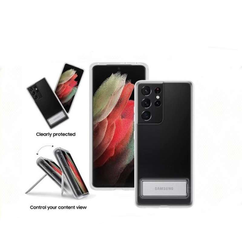 Case Samsung Galaxy S21 Ultra S21 Plus Samsung CLEAR STANDING COVER