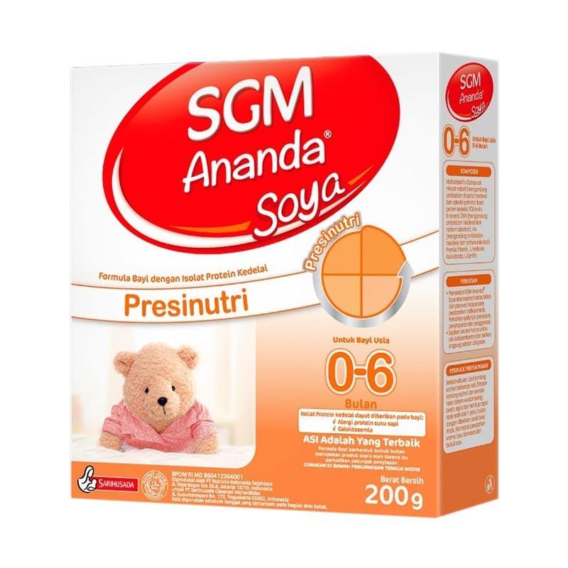 Jual Smg Jog Solo Sgm Ananda Advance Soya 1 0 6 Bulan Formula Soya Bubuk 200 G Online September 2020 Blibli Com