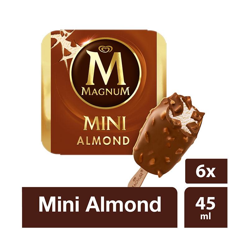 Jual Wall S Magnum Mini Almond Amber Ice Cream 6 Pcs 45 Ml Online Oktober 2020 Blibli Com