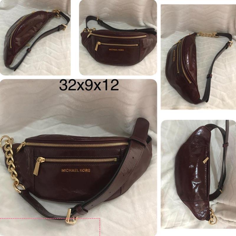 Medium crinkled calf leather belt bag online