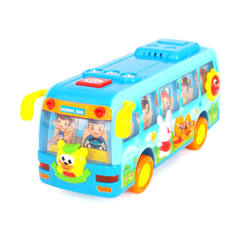 Jual Oem Bus Sekolah With Lampu Dan Musik Mainan Anak Online November 2020 Blibli