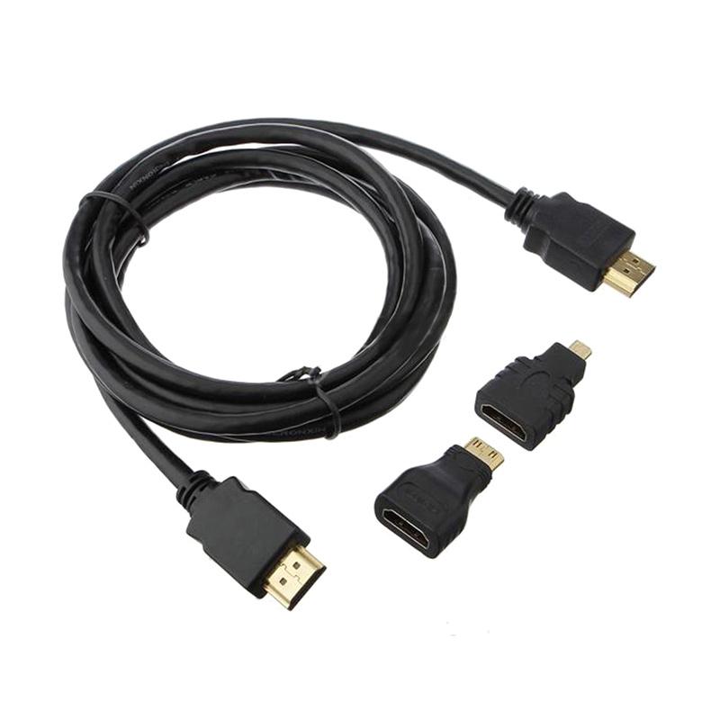 Jual Bluelans 3 In 1 Hd High Speed Hdmi To Hdmi Cable Micro Hdmi