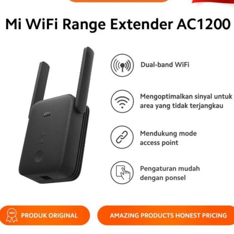 Xiaomi Wifi Repeater Extender AC1200 5G Gigabit Speed up to 1200mbps  RESMI