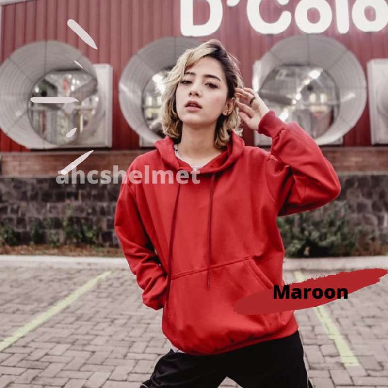 Jual Gratis Ongkir Sweater Hoodie Wanita Korea Switer Hudi Jumper