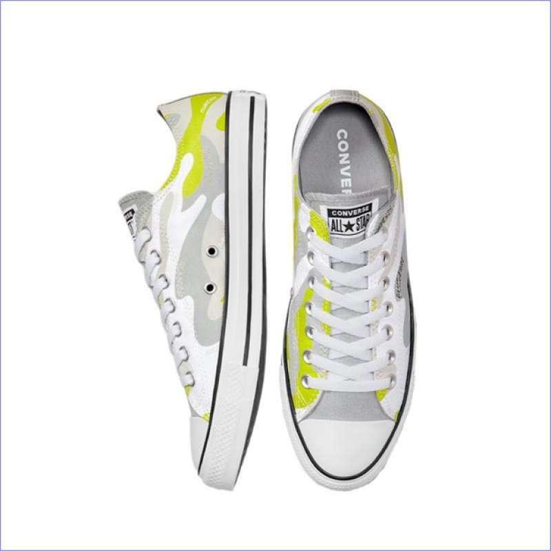Converse Chuck Taylor All Star Reflective Camo Men s Sneakers White Ash Stone Lime Twist