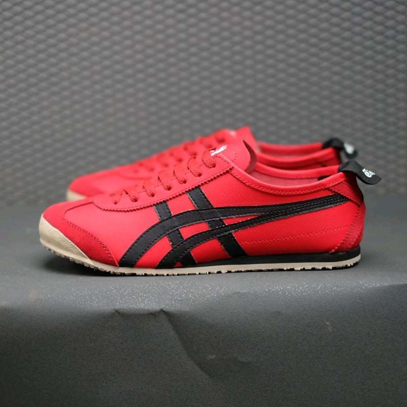 onitsuka tiger red black