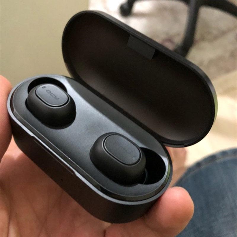 qcy t2c t1s tws bt5 0 wireless earphones with dual mircophone 3d bluetooth stereo headsets