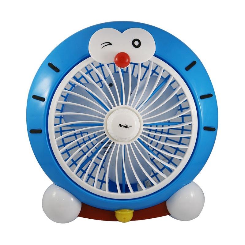 Jual Arashi Dm Fan Ar128 Motif Doraemon Kipas Angin Meja 7 Inch