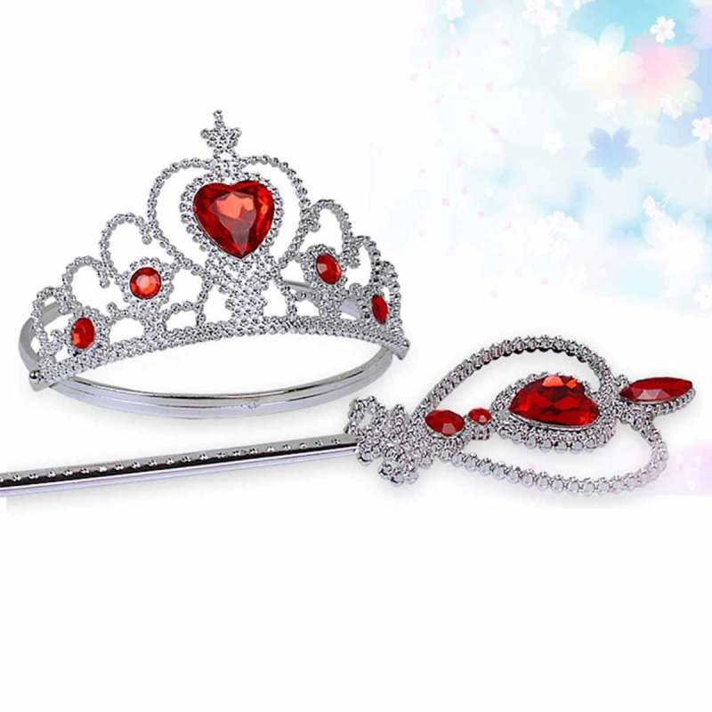 Jual Eds Snow Queen Crown Magic Wand Set Acrylic Beads Cute Gifts For Baby Girls Murah Maret 2020 Blibli Com