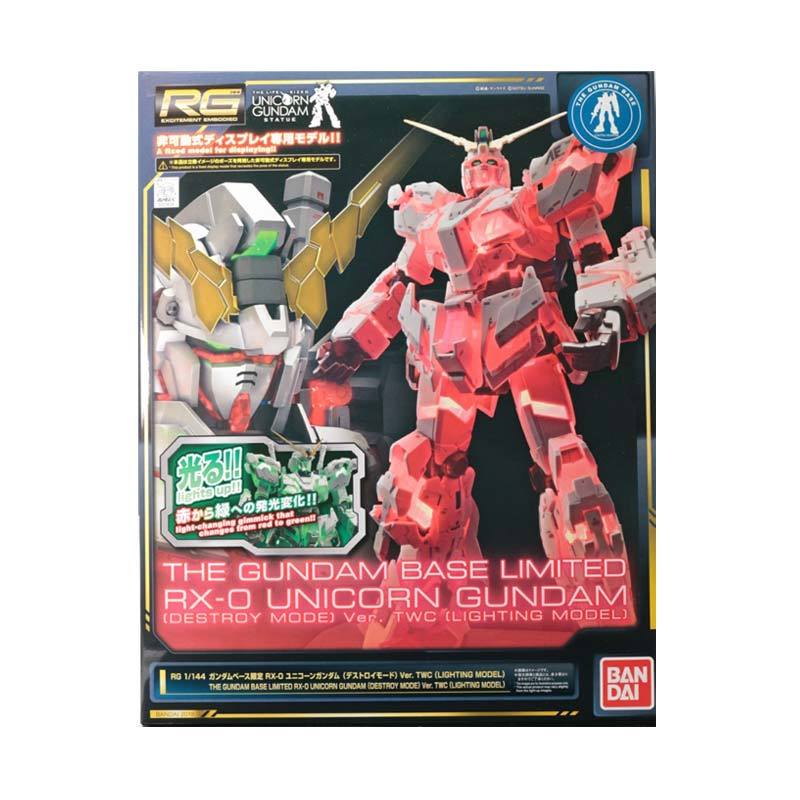 Jual Bandai Rg Rx 0 Unicorn Gundam Destroy Mode Twc Lighting Model