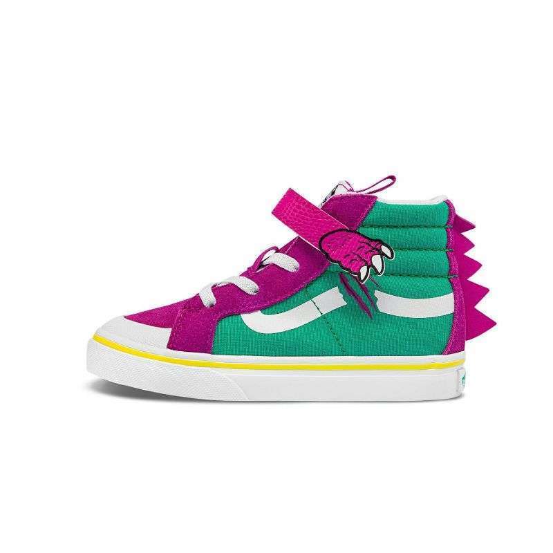 Jual Vans Toddler Dino SK8 Hi Reissue 138 V Dino fuchsia red