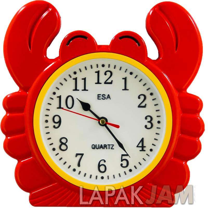 Jual JAM DINDING SOUVENIR UNIK LUCU HIASAN DINDING MURAH 22CM 409 - Merah  di Seller Lapakjamshop - Pasteur, Kota Bandung | Blibli