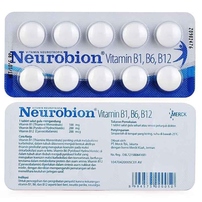 Inilah Kegunaan Obat Neurobion Tablet Putih 