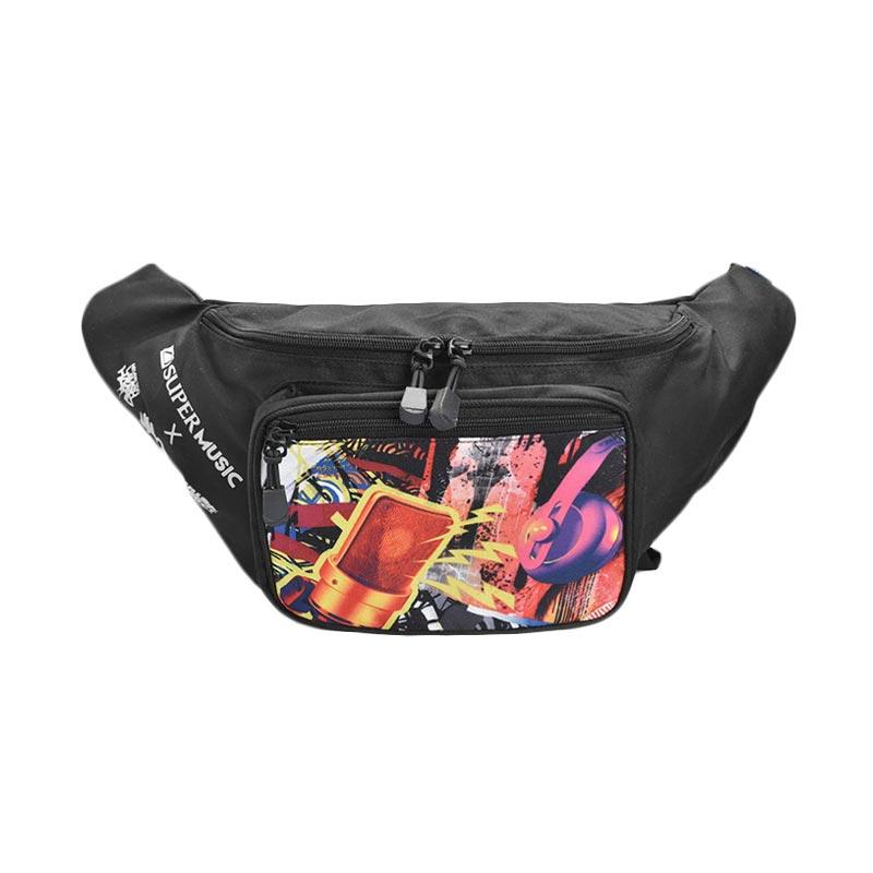 Jual Super Music Official Merchandise Supermusic X Nevertoolavish X Darbotz X Bulls Syndicate Waist Bag Online Februari 2021 Blibli