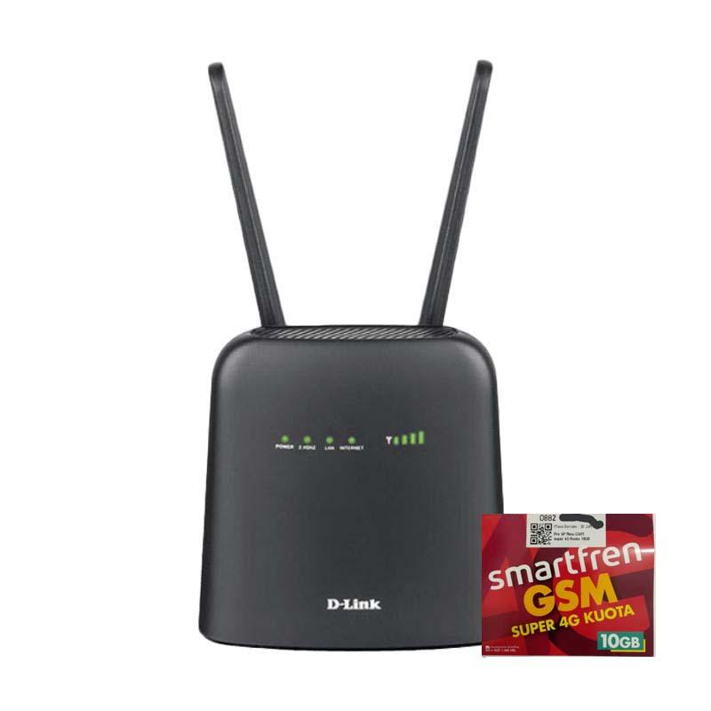Jual D Link Dwr 920 N300 4g Lte Router Free Kartu Perdana Smartfren 4g 10 Gb Terbaru Juni 2021 Blibli