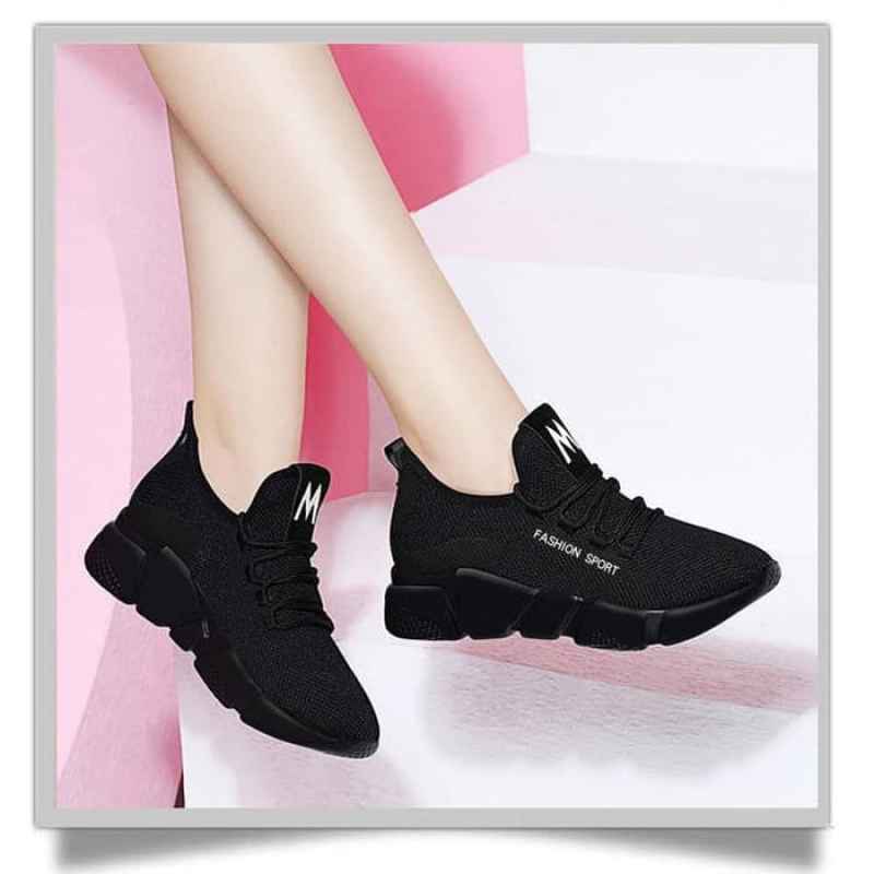 Jual Sneakers Ambigo Jessy Lioski Running Shoes Jl01 Sepatu Olahraga Wanita Cewek Sneakers Kets Casual Import Full Hitam Online Oktober 2020 Blibli Com
