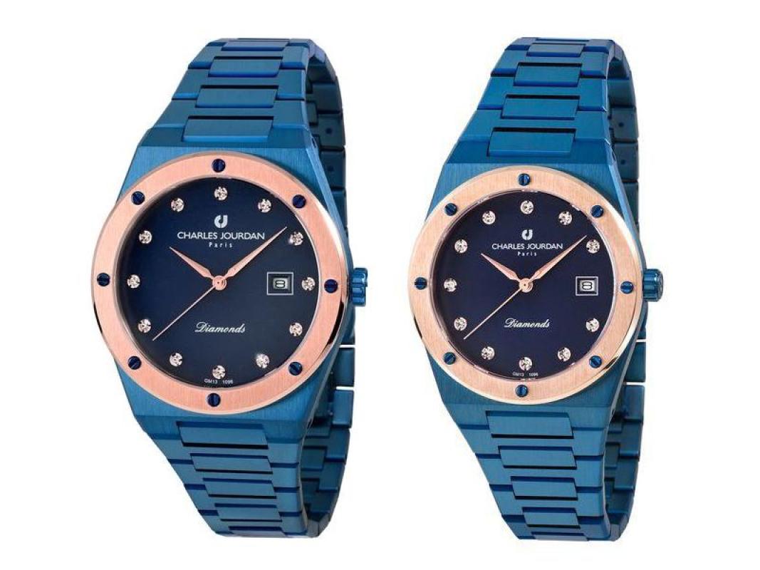 Charles jourdan watch best sale diamond