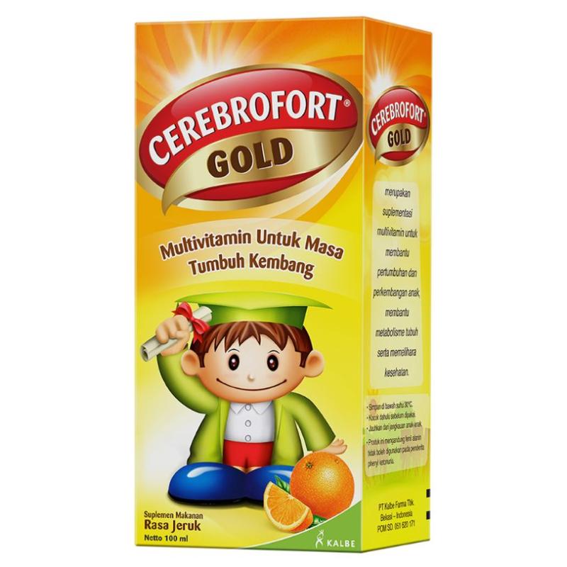 Jual Cerebrofort Gold Orange Vitamin Anak 100 Ml Online Desember 2020 Blibli