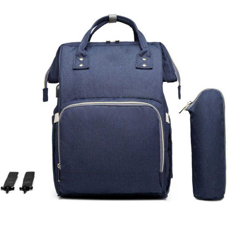 Wet Dry Bag Hanging Wet or Dry Clothes Storage Bag Baby Nappy Organizer Bag 7# M+L Reusable Waterproof Zipper Diaper Bag