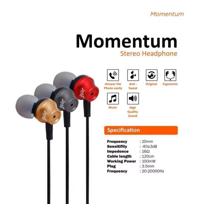 Jual Handsfree Earphone Headset Jete 