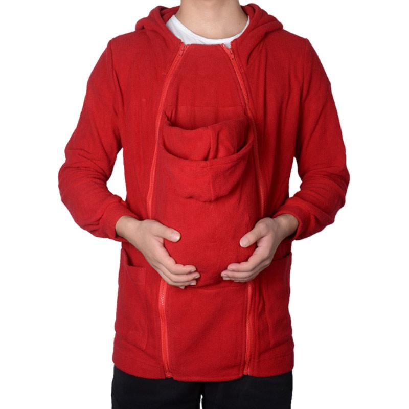 hoodie to wear over baby carrier