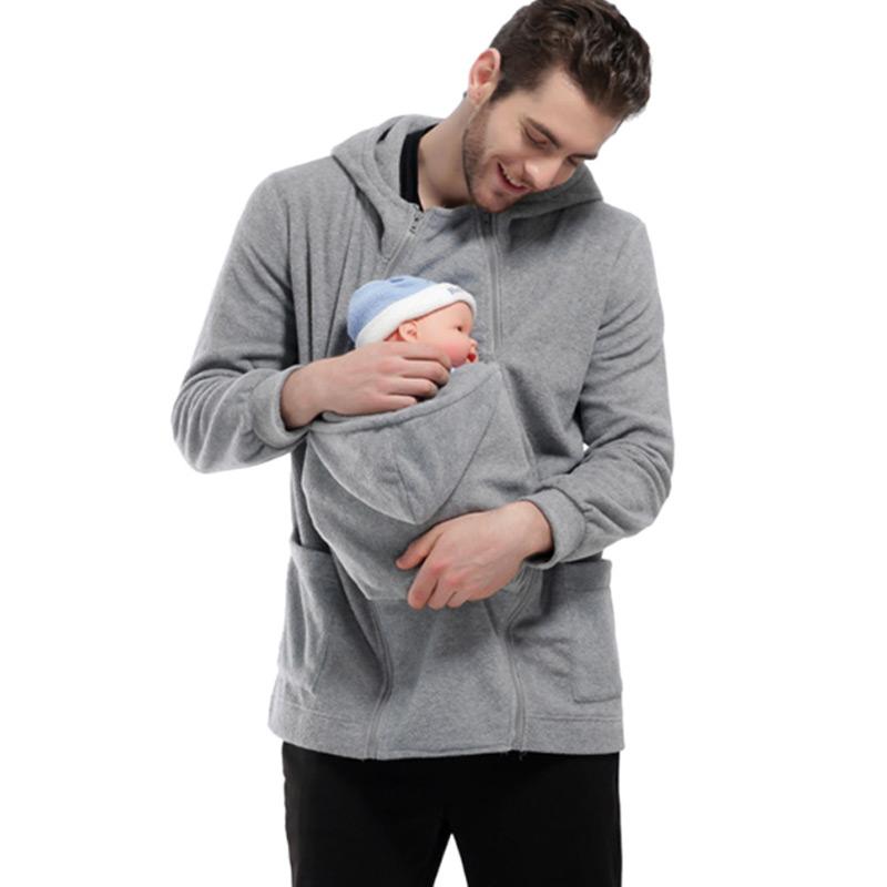 hoodie to wear over baby carrier