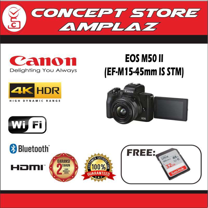 Canon M50 Mark Ii Canon Eos M50 Mark Ii Canon M50 Ii Kit 15-45Mm