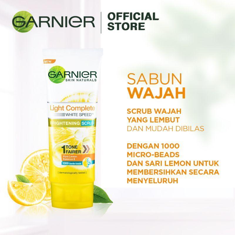 garnier scrub lemon
