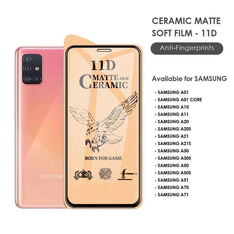 Tempered Glass Ceramic Samsung A20S A21 A21S A30 A30S Anti Gores Gamer