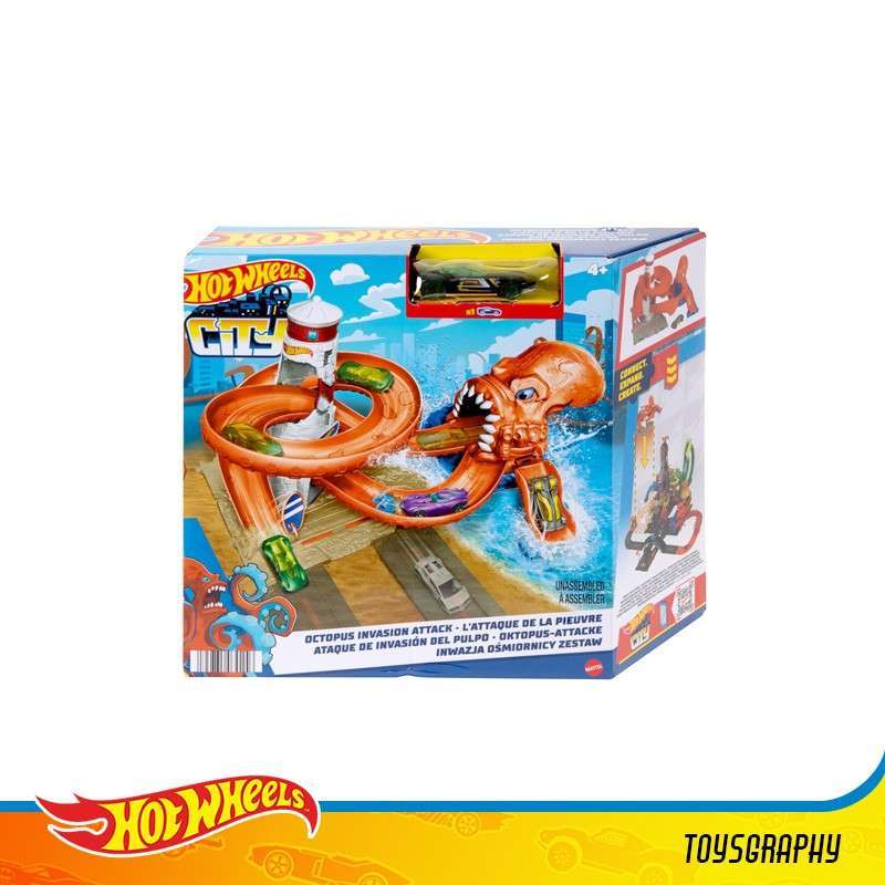 Hot wheels octopus pier attack hot sale