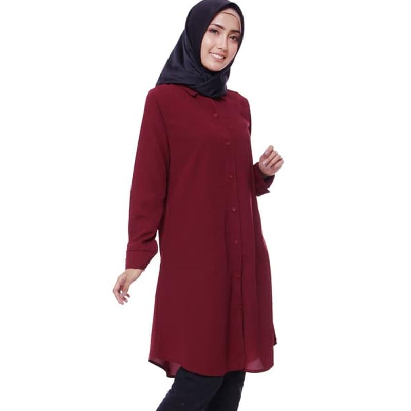 Jual Tazkia Hijab Tunik Pocket Apricot Online November 2020 Blibli Com