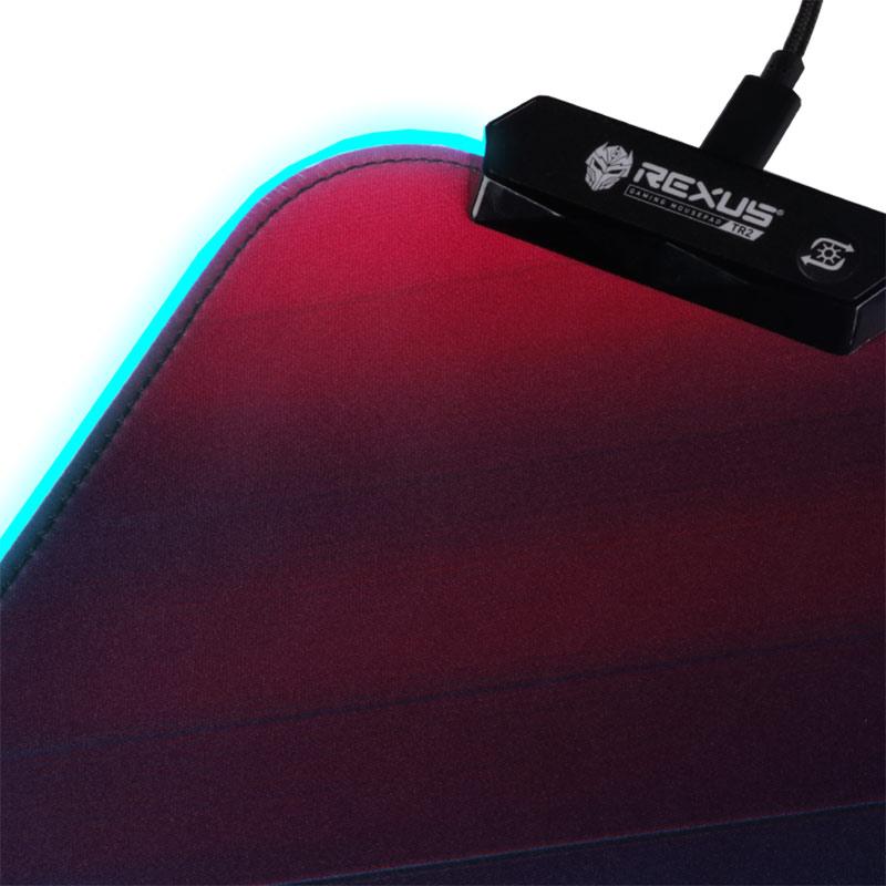 Jual Rexus Rgb Kvlar Tr2 Speed Edition Gaming Mousepad Xl Online November 2020 Blibli