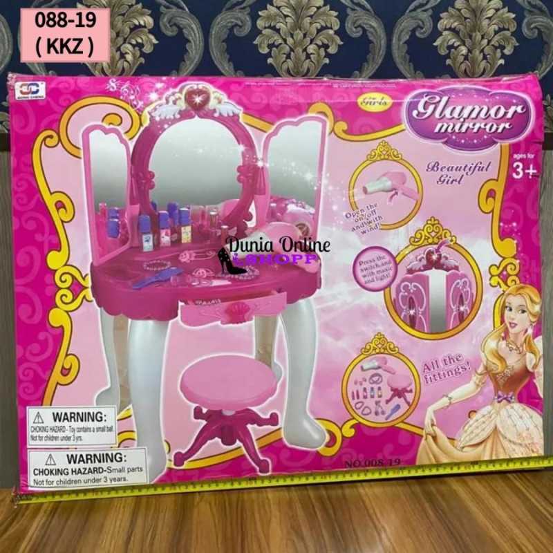 Promo Mainan Anak Perempuan Meja Rias Glamor Mirror mainan Maja
