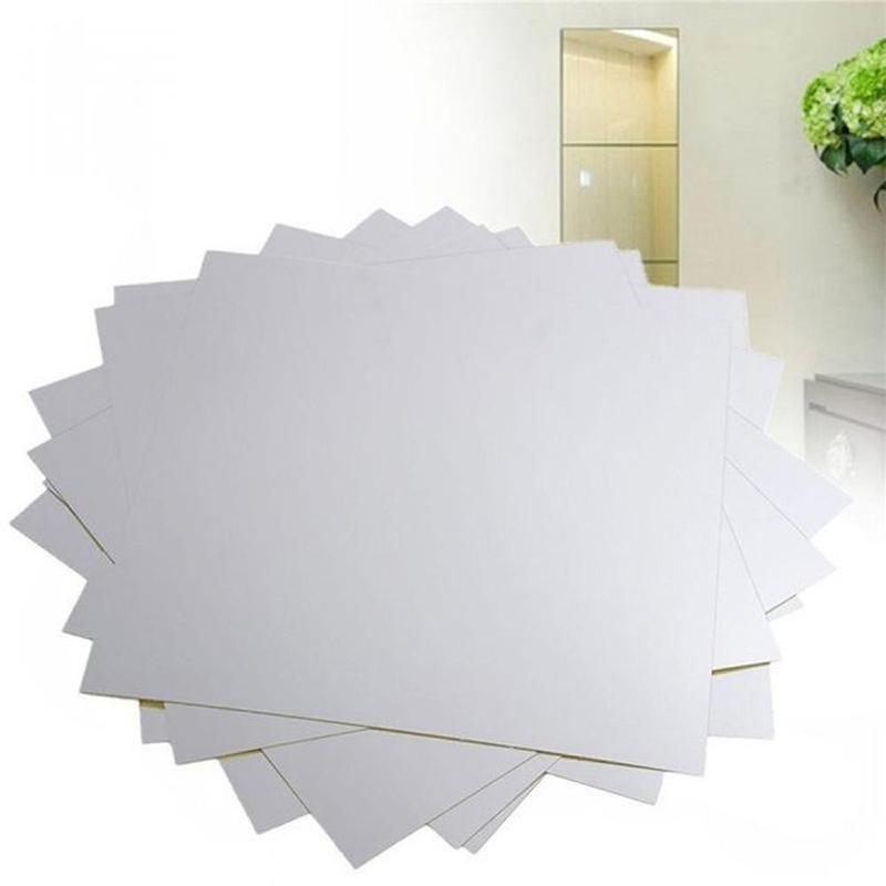 Jual H Ikea Square Mirror Wall Stickers 0 2mm Diy Self Adhesive