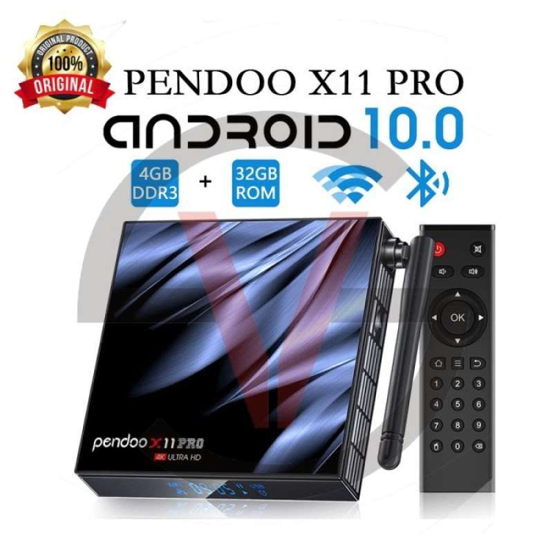 ANDROID TV BOX PENDOO X11 PRO RAM 4G ROM 32G ANDROID 10 ALLWINER H616  TVBOX ORIGINAL 100