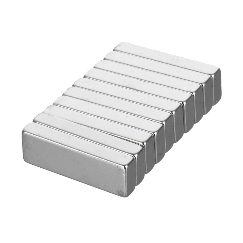 Jual Eds F30 10 4mm Rectangular Ndfeb Magnet Silver 10 Pcs Murah Maret 2020 Blibli Com