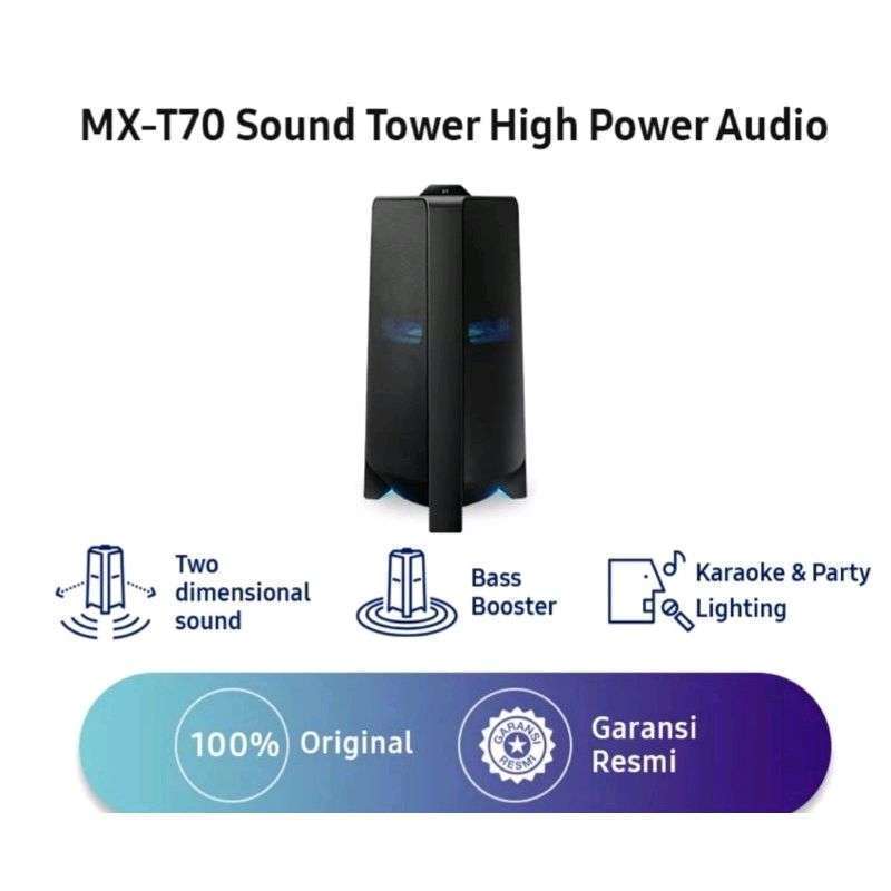 Samsung MXT70 Sound Tower Speaker Bluetooth Karaoke MX-T70
