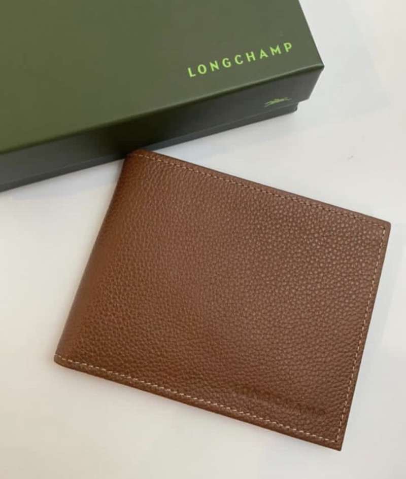 Jual Longchamp wallet bifold brown leather di Seller Richz Kreo