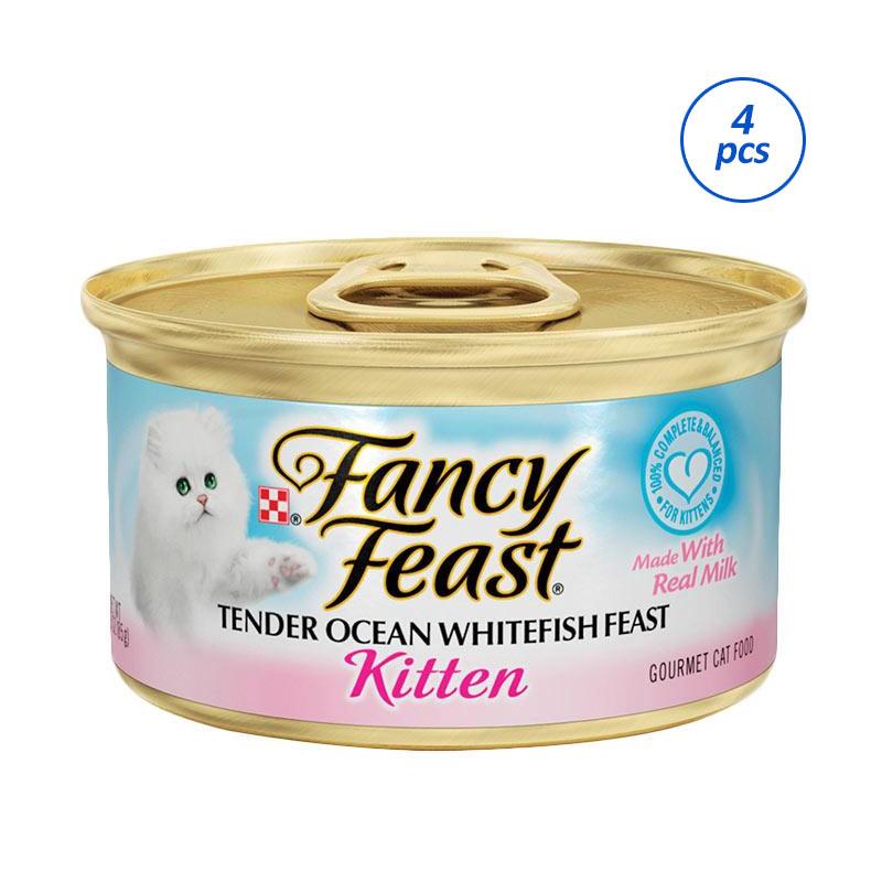 Jual Fancy Feast Kitten Tender Ocean Whitefish Basah Makanan Kucing 85 G 4 Pcs Online September 2020 Blibli Com