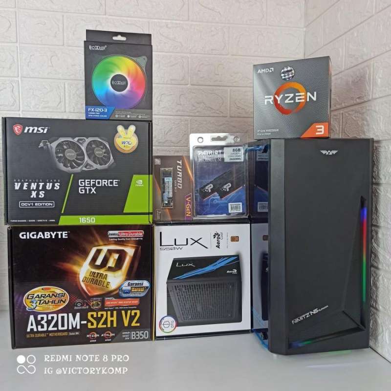 Ryzen 3 hotsell 3100 1650