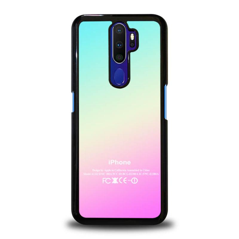 Jual Hardcase Casing Custom Oppo A5 2020 New Pink Aqua Apple Logo Gradient Ombre Silicone Case Cover Online Juli 2020 Blibli Com