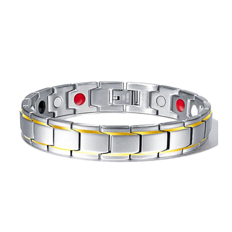 Jual H Ikea Magnet Chain Link Plating Bracelet Jewelry For Men Silver Sbrm 004 Murah September 2020 Blibli Com