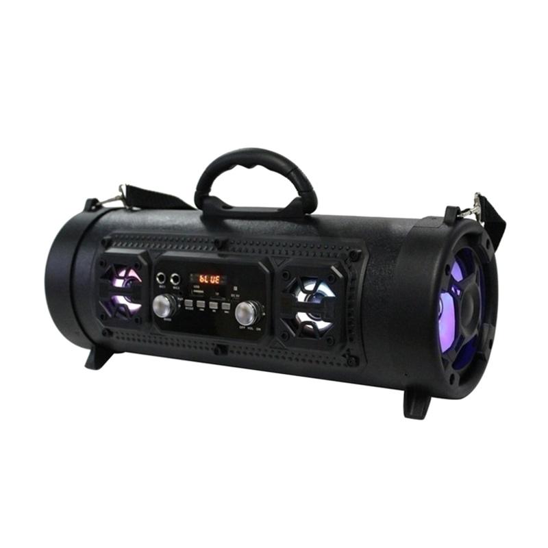 Portable Bluetooth Speaker Wireless Stereo Loud Super Bass Sound TF LED Light