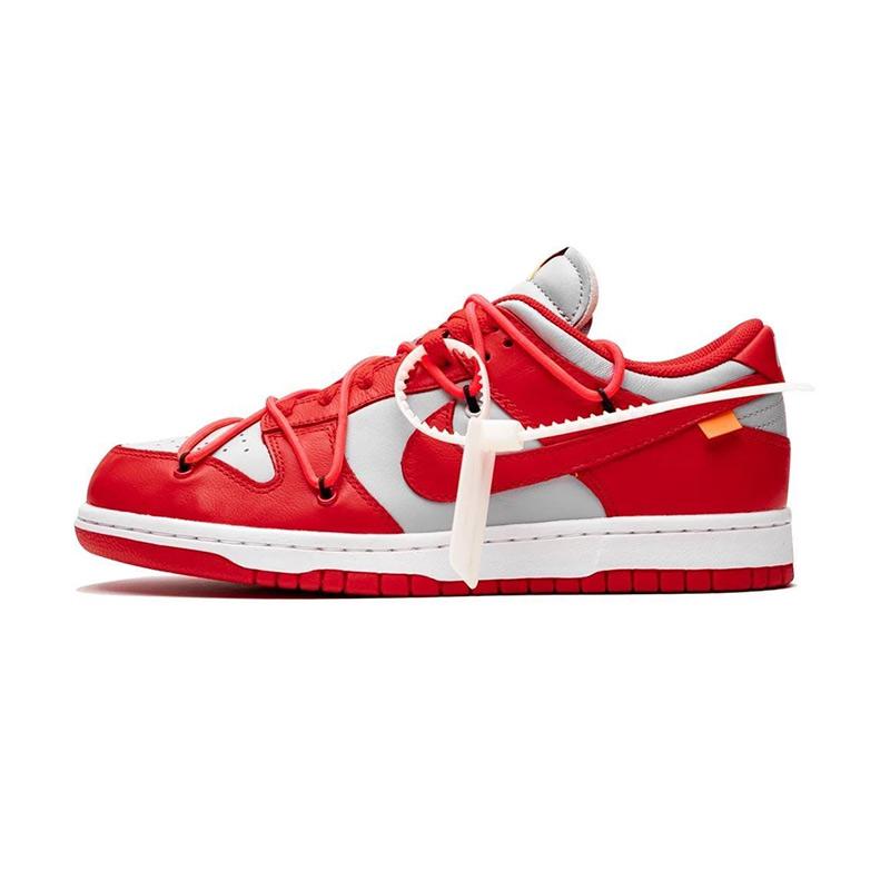 dunk white red