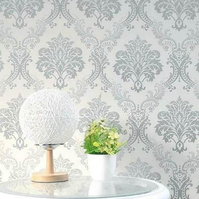 Jual Oem Motif Batik Wallpaper Dinding Silver 10 M X 45 Cm Terbaru Juli 2021 Blibli